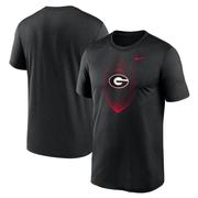 Georgia Nike Legend Football Icon Tee